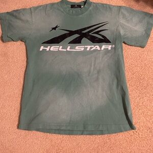 Hellstar Green Graphic T-Shirt